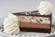 Order Chocolate Tuxedo Cream Cheesecake food online from The Cheesecake Factory store, Columbus on bringmethat.com