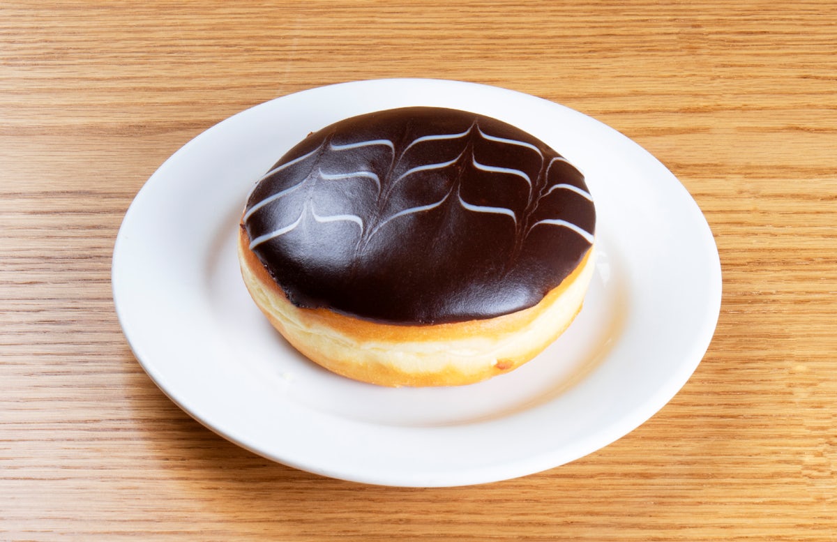 Boston Cream Pie Donut