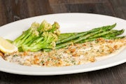 Order Pan Seared Branzino with Lemon Butter food online from The Cheesecake Factory store, Columbus on bringmethat.com