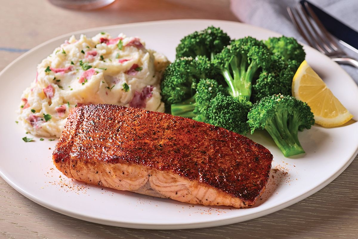 Applebee s Blackened Cajun Salmon Dine in Takeout Or Delivery applebee-s-blackened-cajun-salmon-dine-in-takeout-or-delivery