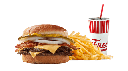 Freddy's Original Bacon and Cheese Double Combo Image