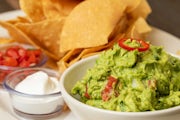 Order Guacamole and Chips food online from The Cheesecake Factory store, Columbus on bringmethat.com