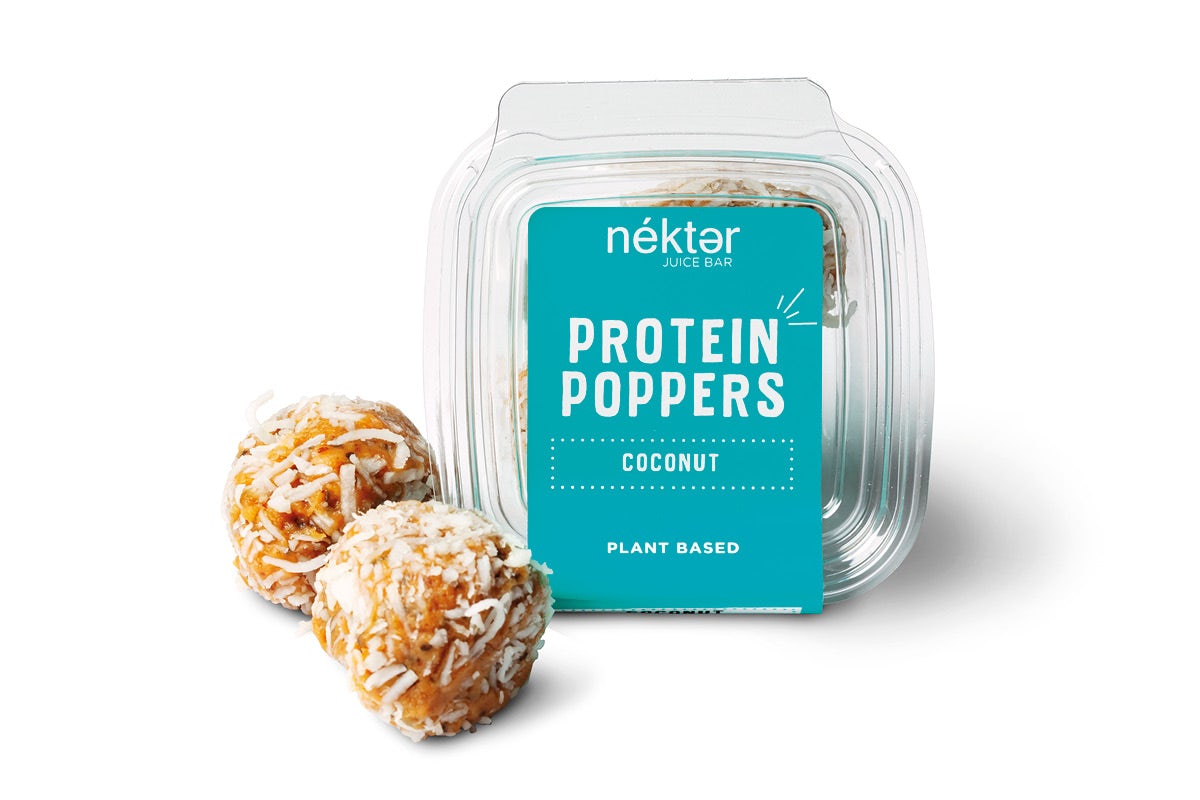 Coconut Protein Poppers