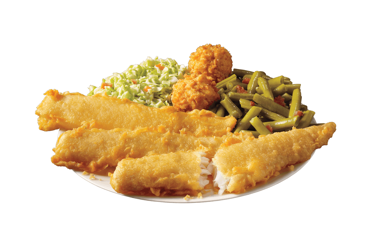 3 Piece Batter Dipped Fish Meal