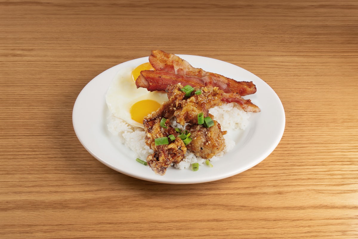 Korean Fried Chicken Breakfast