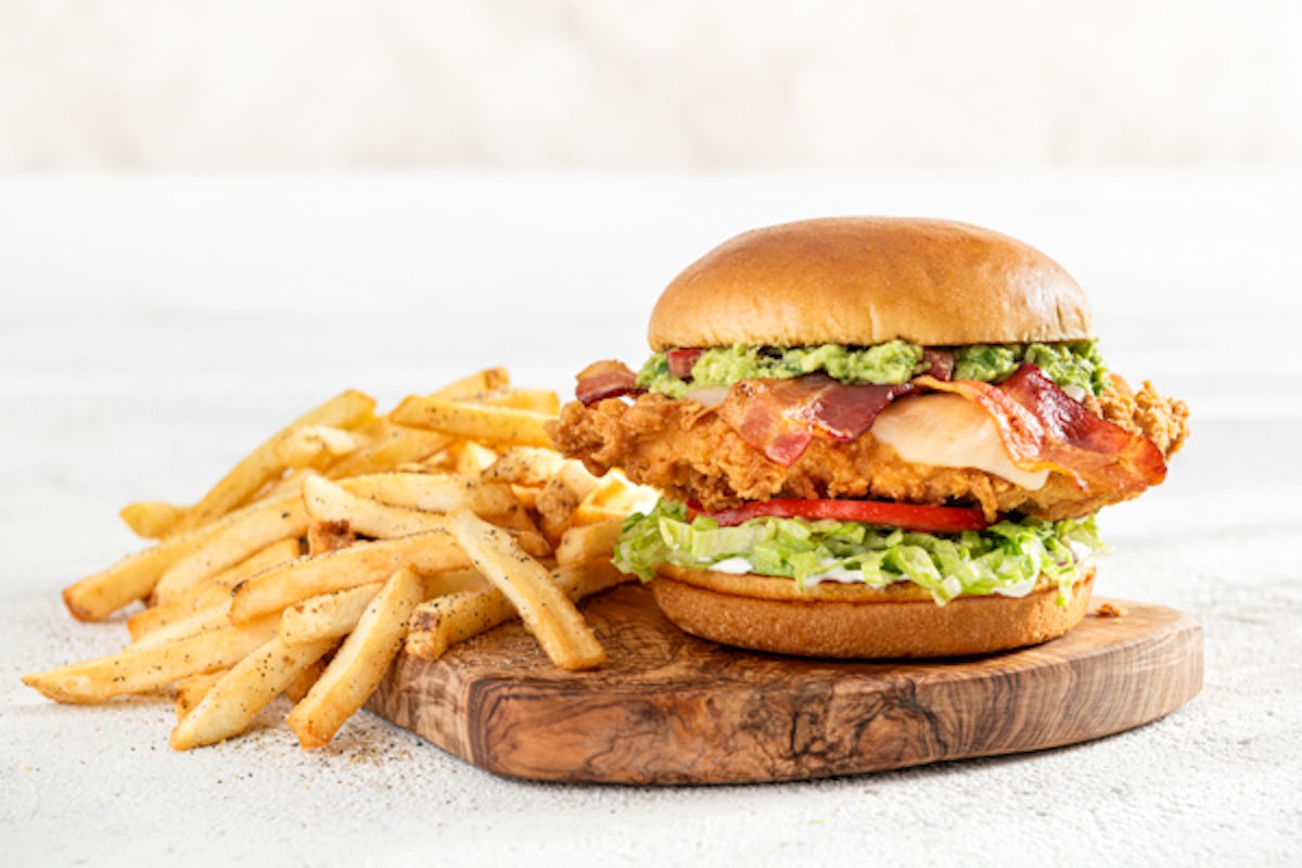Bacon Guac Crispy Chicken Sandwich Bacon Guac Crispy Chicken Sandwich