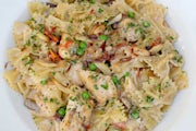Order Farfalle with Chicken and Roasted Garlic food online from The Cheesecake Factory store, Columbus on bringmethat.com