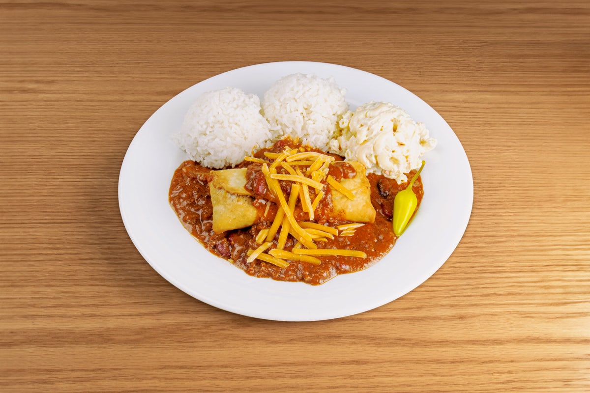 Chili Burrito Plate