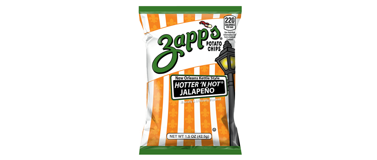 Zapp's Hotter 'N Hot Jalapeño Chips