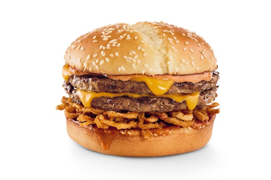 Order Haystack Tavern Double food online from Red Robin Gourmet Burgers and Brews store, Anchorage on bringmethat.com