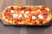 Order Margherita Flatbread Pizza food online from The Cheesecake Factory store, Columbus on bringmethat.com