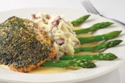 Order Herb Crusted Filet of Salmon food online from The Cheesecake Factory store, Columbus on bringmethat.com