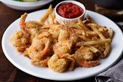 Order Hand-Breaded Coastal Carolina Shrimp food online from Logan's Roadhouse store, Wichita on bringmethat.com