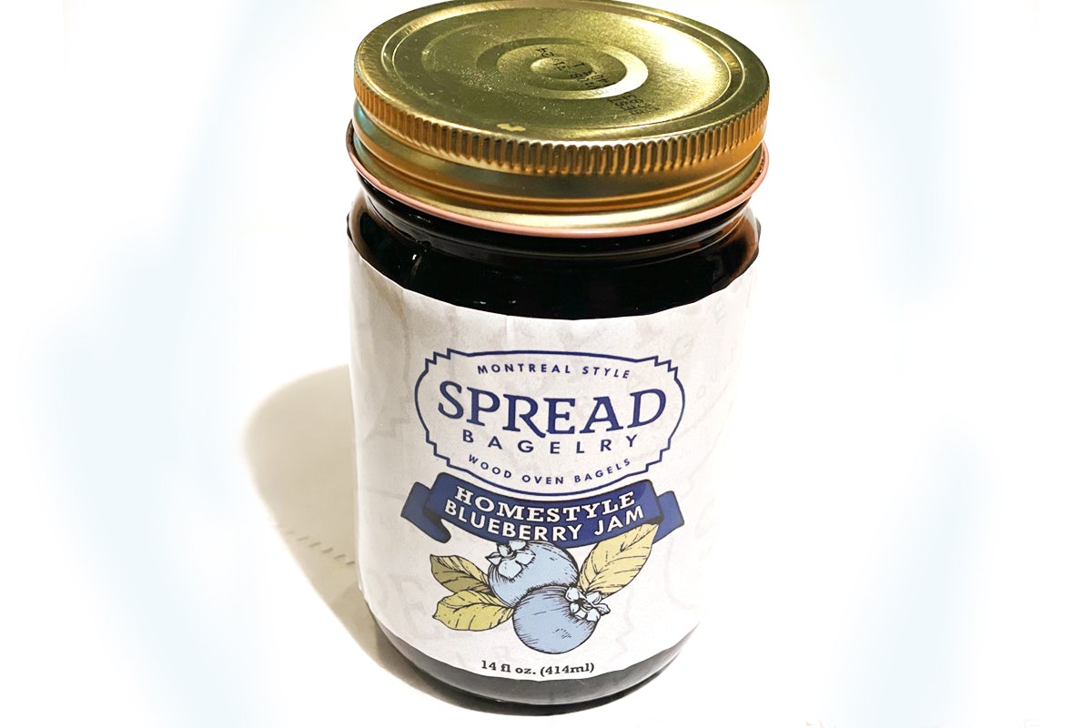 Jar Spread Blueberry Jam