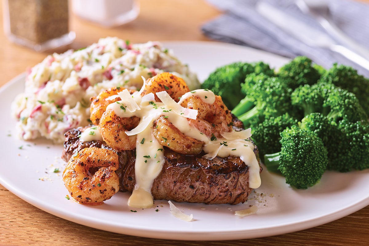 Applebee s Shrimp N Parmesan Sirloin Dine in Takeout Or Delivery applebee-s-shrimp-n-parmesan-sirloin-dine-in-takeout-or-delivery