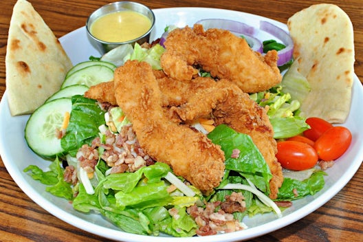 Order Crispy Honey Mustard Chicken Salad food online from 99 store, Kingston on bringmethat.com