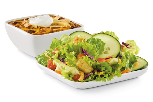 Order Soup & Salad Combo food online from Red Robin Gourmet Burgers and Brews store, Anchorage on bringmethat.com