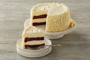 Order 7 Inch Ultimate Red Velvet Cake Cheesecake food online from The Cheesecake Factory store, Columbus on bringmethat.com