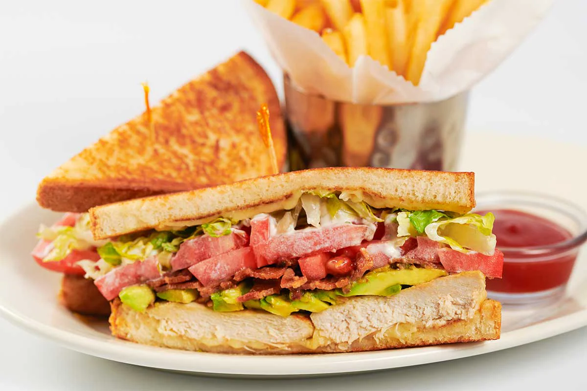 Grilled Chicken and Avocado Club Image