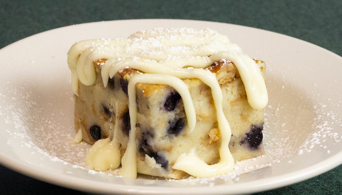 Blueberry Lemon Bread Pudding