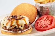 Order Mushroom Burger food online from The Cheesecake Factory store, Columbus on bringmethat.com