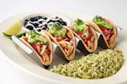 Order Baja Chicken Tacos food online from The Cheesecake Factory store, Columbus on bringmethat.com