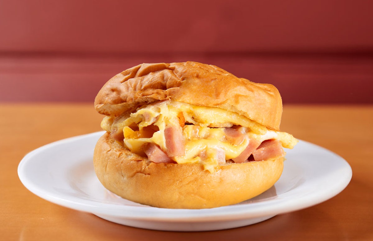 Spam Omelette Sandwich