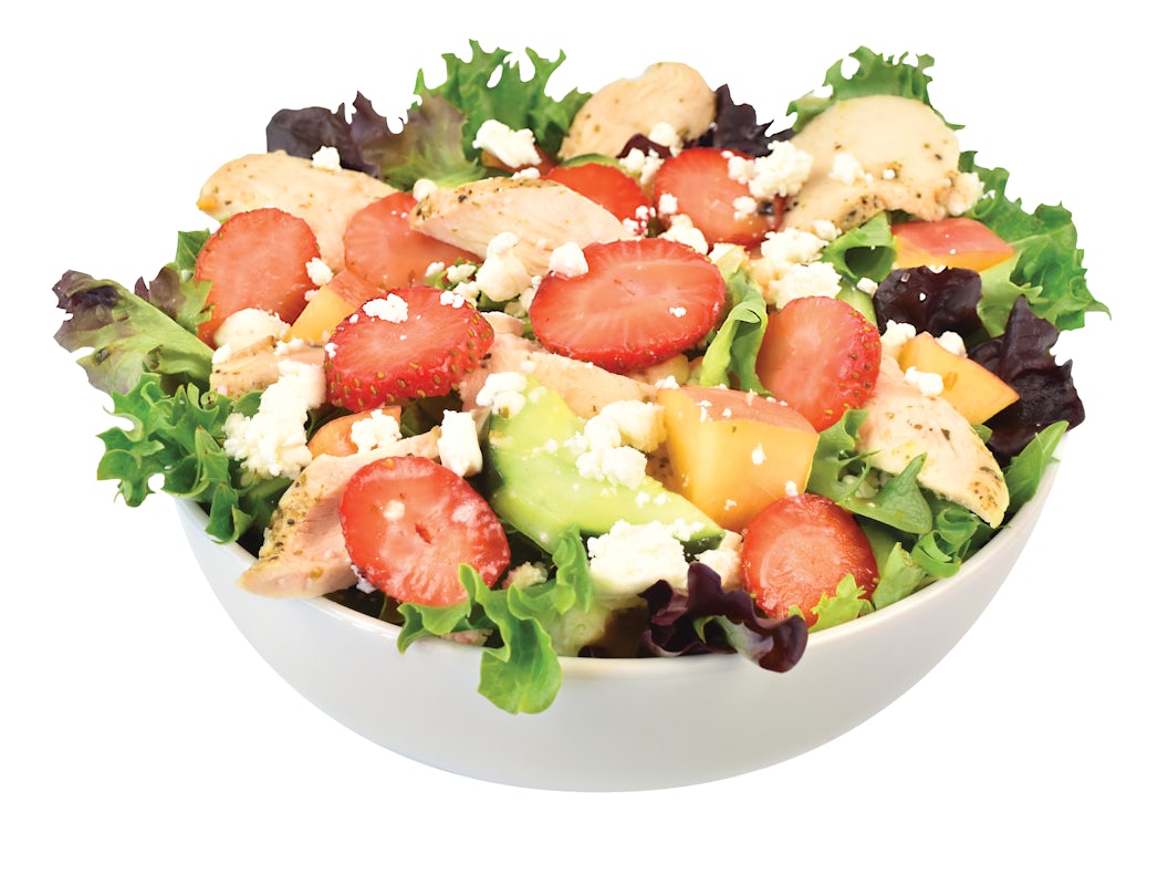 Strawberry & Peach (Seasonal Salad)