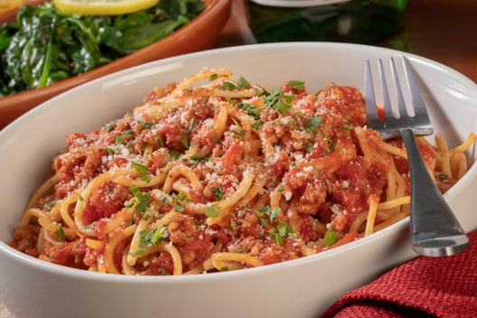 Spaghetti & Meat Sauce (Lunch - Pastas & Entrées)